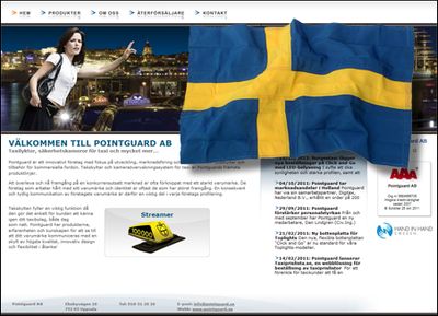 Oct 2011 - ​Pointguard&#39;s Swedish website