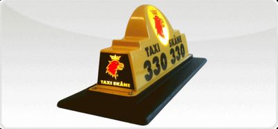 Sep 2010 - ​Pointguard delivers new taxi lights to Taxi Skåne