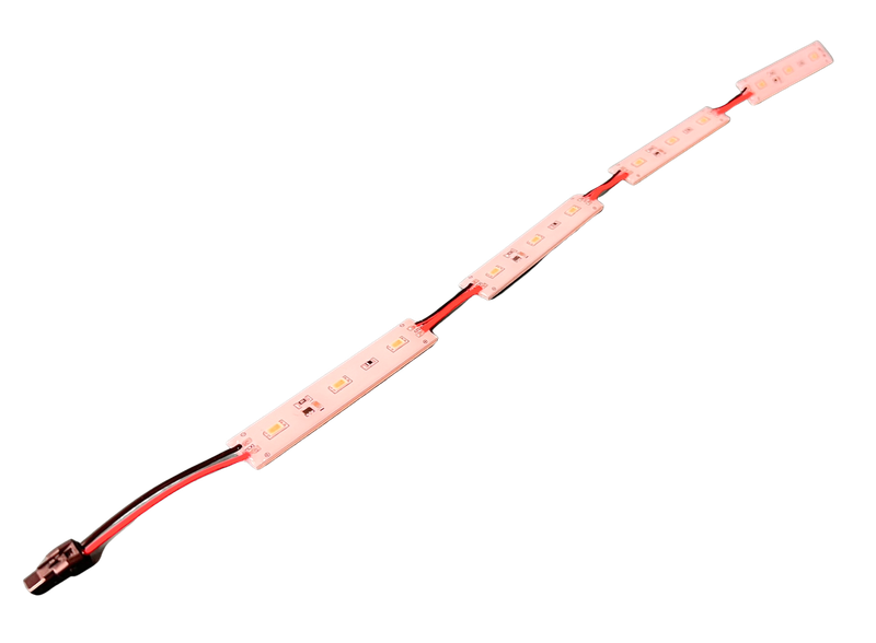 Led module white 4 modules with 2-Pin Molex Male connector