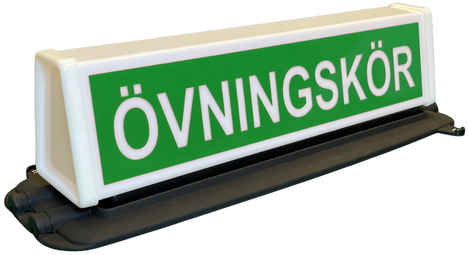 Learner sign Green, complete with magnetic mount