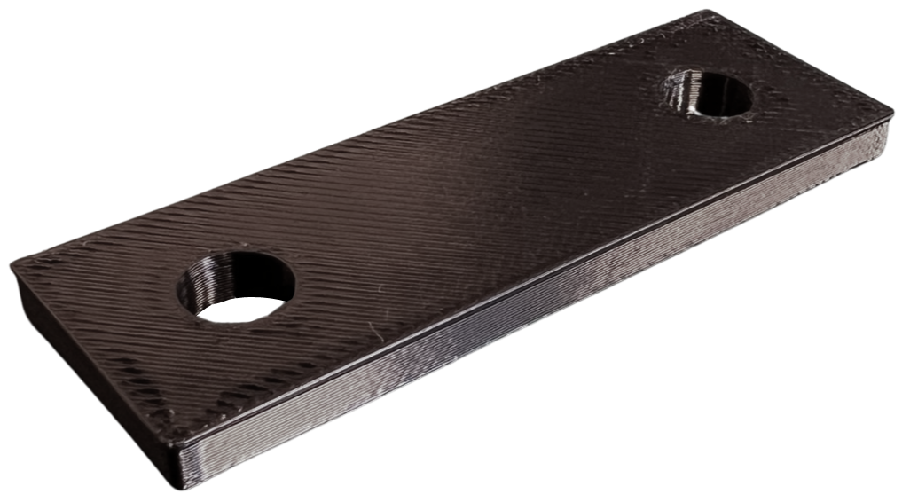 Spacer for side-mounted bracket