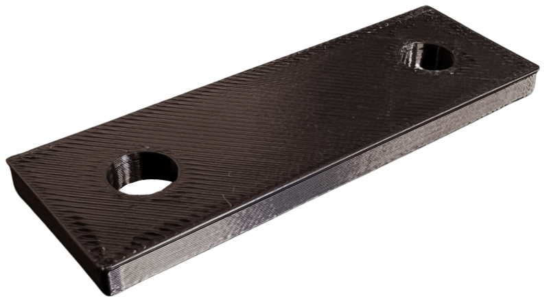 Spacer for side-mounted bracket