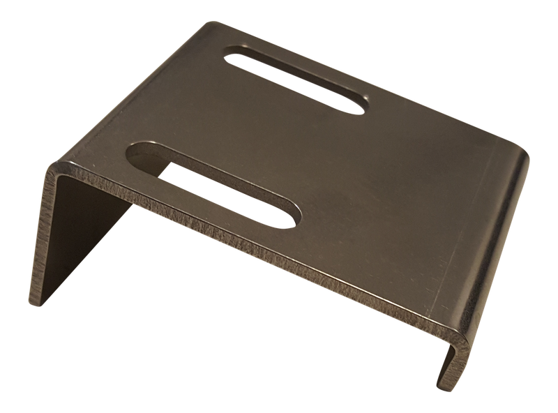 Stainless steel Clamping plate for Rails 58x28 mm