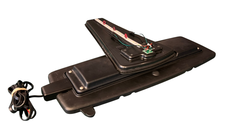 Base plate Streamer LED incl. magnetic fixing, prepared for extra illumination (Green LED)