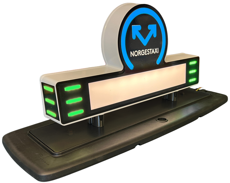 Toplight Norgestaxi (v2) - complete incl magnetic fixing