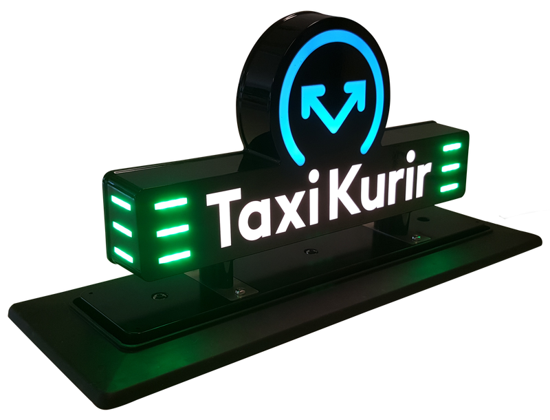 Taxi Kurir (v2) - Complete toplight incl magnetic mount