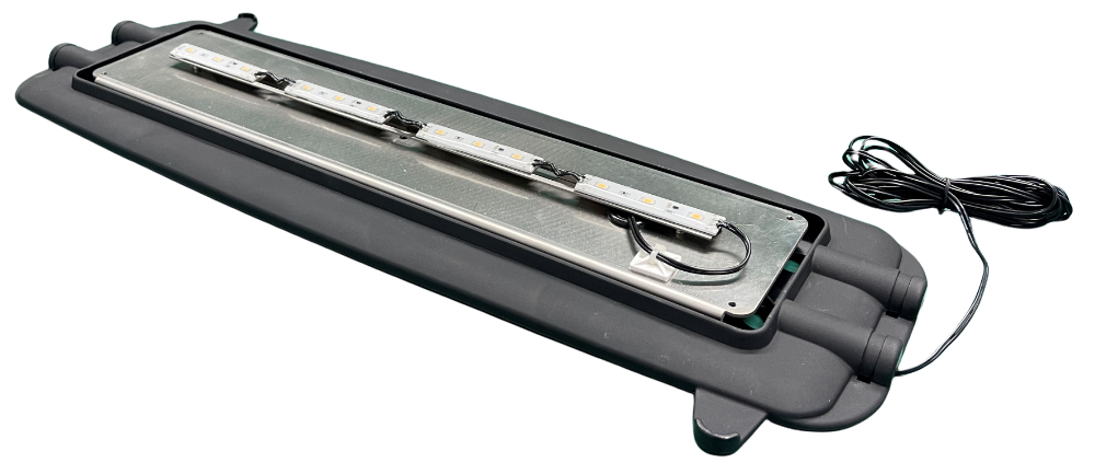 Magnetic fixing ver 2 black, steel base plate LED illumination