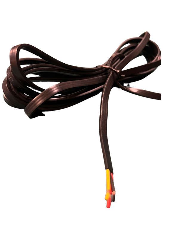 Flat cable black 3x0.5mm conductors
