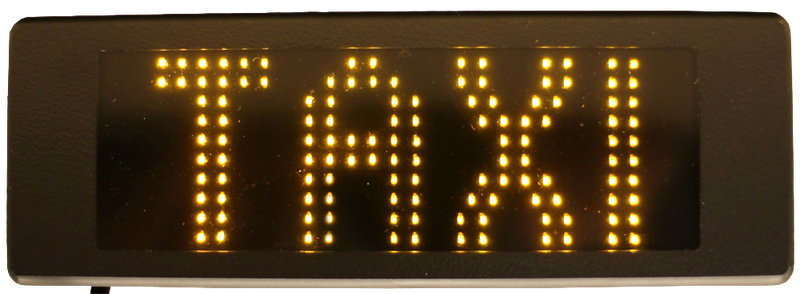 TAXI-skylt-LED 160x55mm
