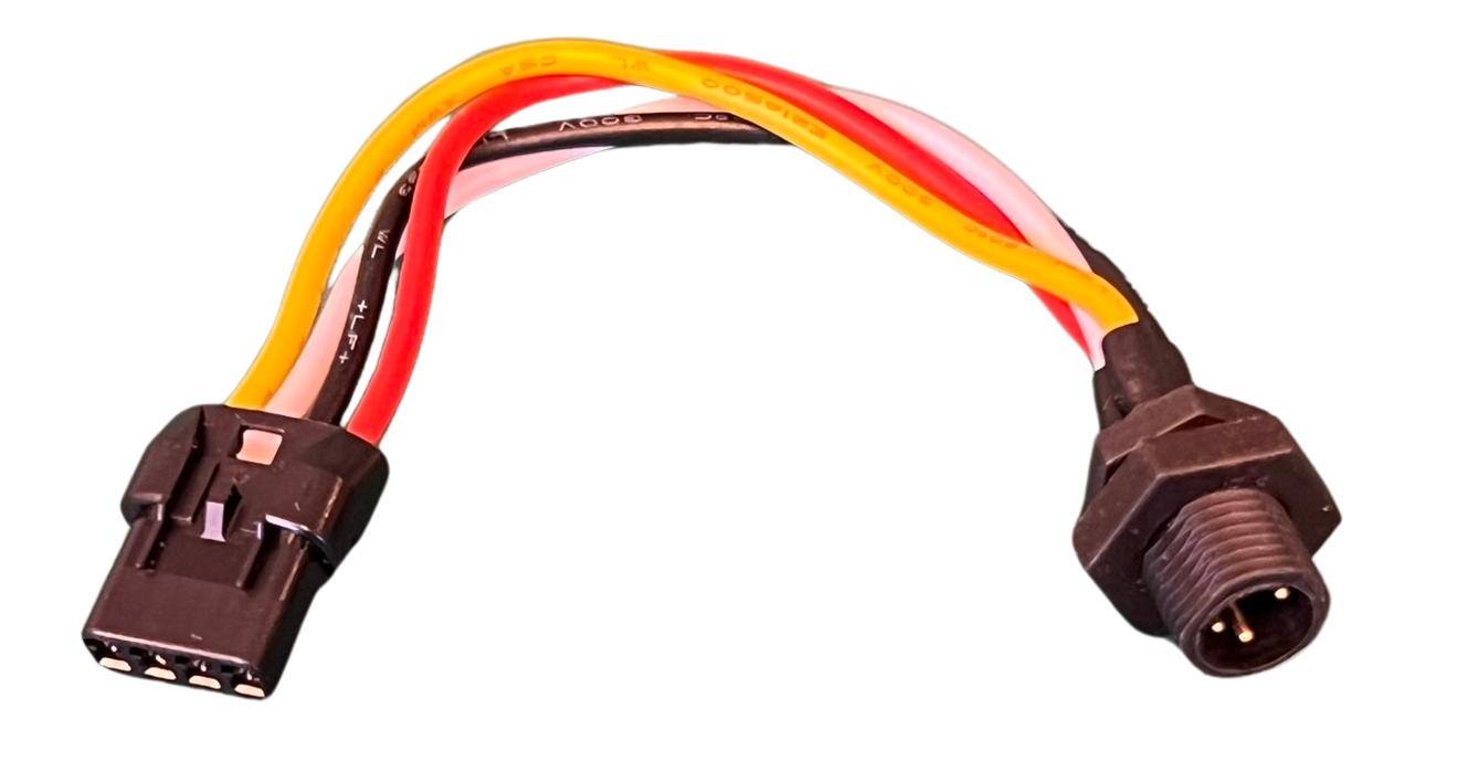 School Sign 525 - Splice Cable with Panel-Mounted Connector and 4-Pin Molex