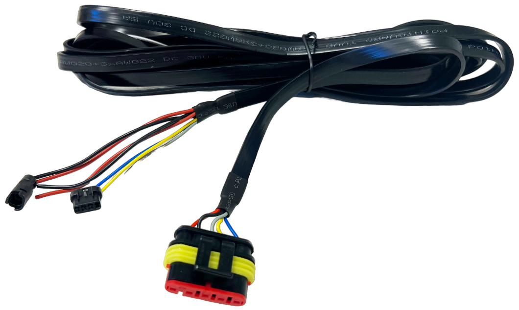 Car cable, 4 m with AMP male