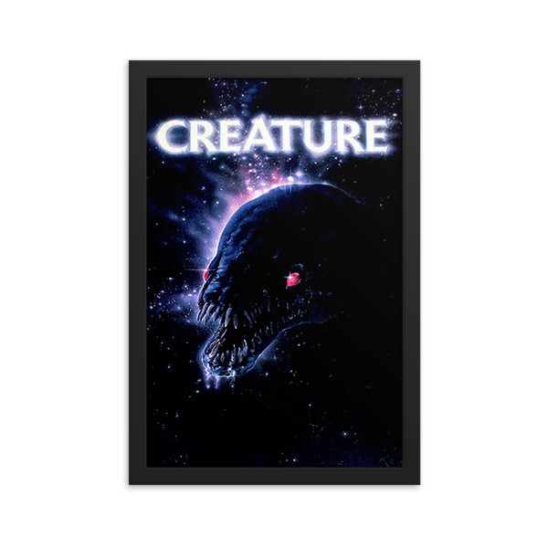 12" x 18" Creature Framed Movie Poster