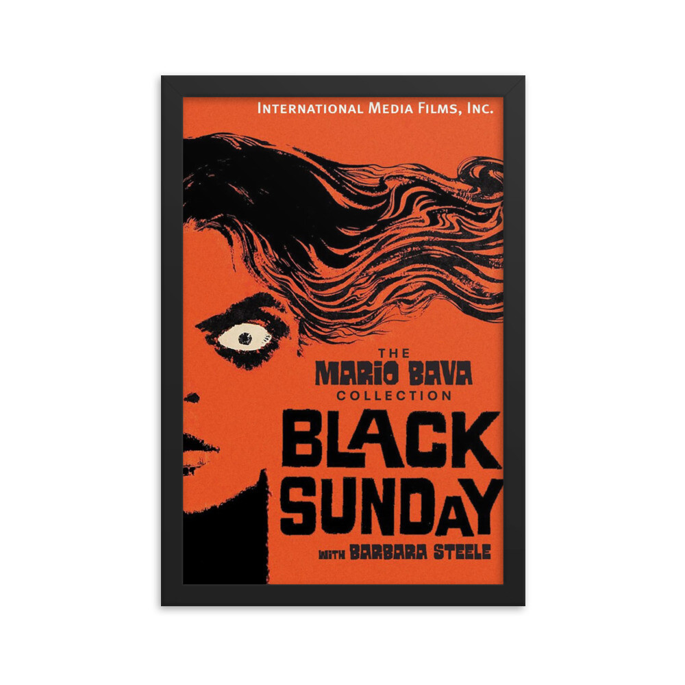 12" x 18" Black Sunday Framed Movie Poster