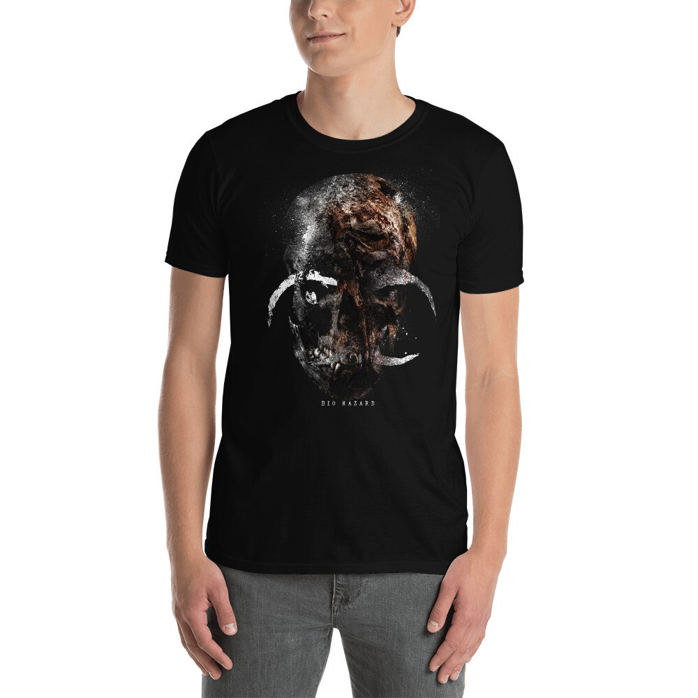 Skull Pandemic T-Shirt, Color: Black, Size: S