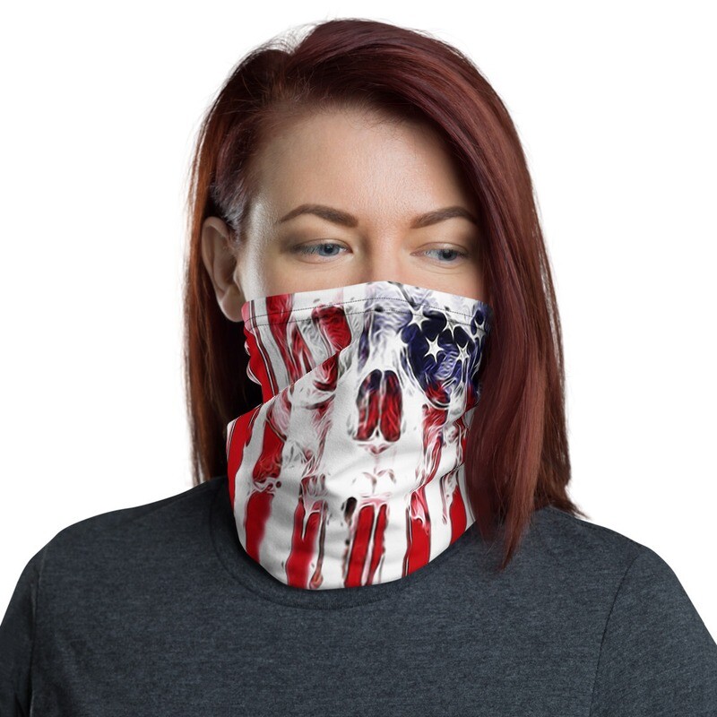 Flag Skull Face Mask