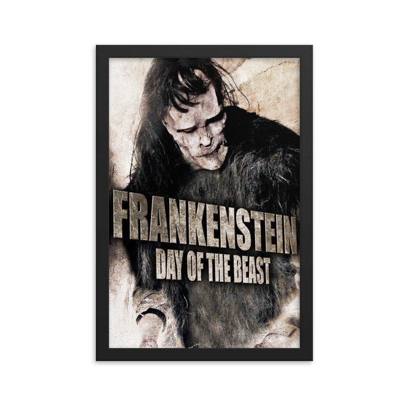 12" x 18" Frankenstein: Day of the Beast Framed Movie Poster