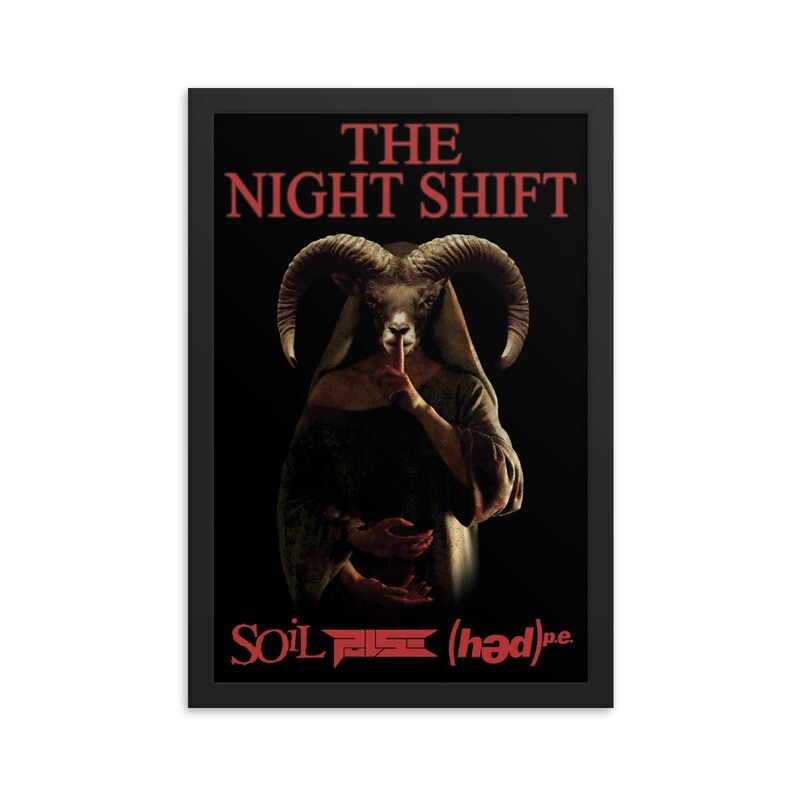 12" x 18" The Night Shift Framed Movie Poster