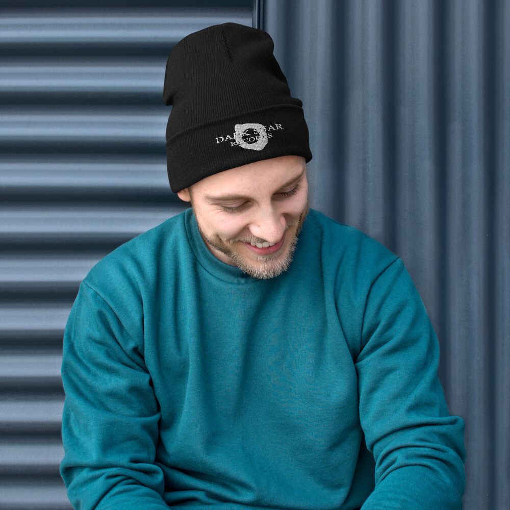 Dark Star Records Embroidered Beanie, Color: Black
