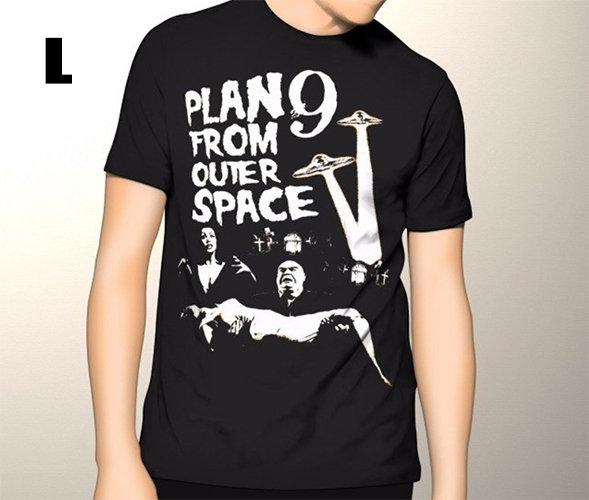 Plan 9 From Outer Space T-shirt Large SOLD OUT