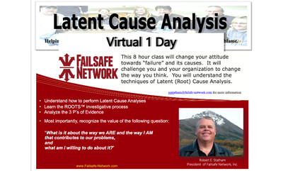 Virtual Latent Cause Analysis™ Level 1 LIVE