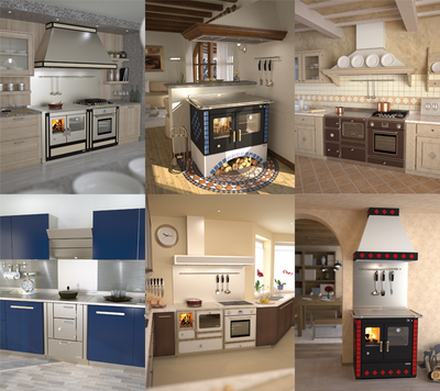 CUCINE A LEGNA (anche su misura con prezzo da quantificare) - Clicca qui