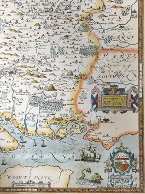 Hampshire Map 1575