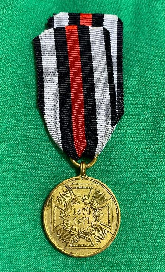 Z SOLD German WW1 Franco Prussian War Commemorative Medal &amp; Ribbon *