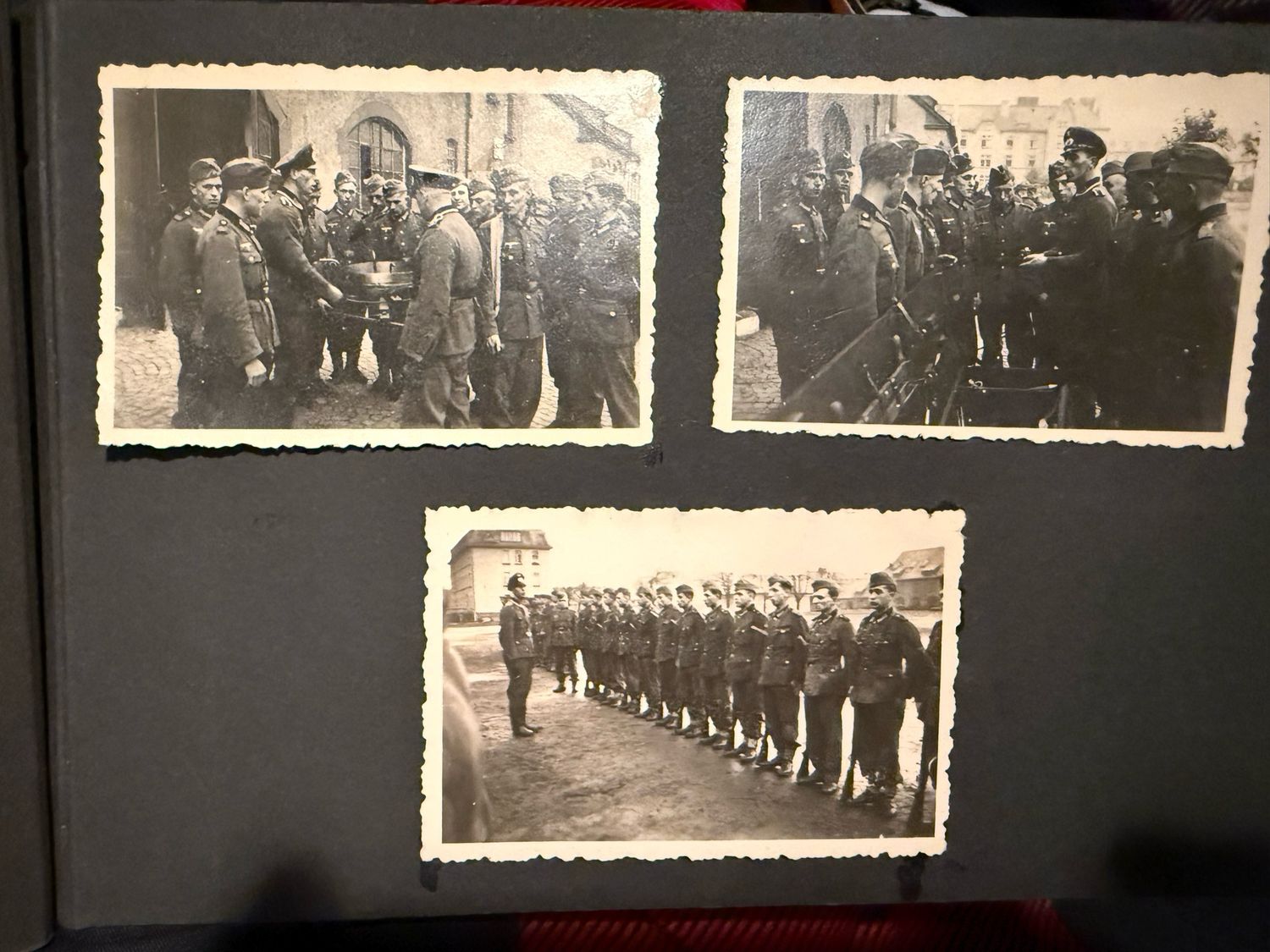 Z Complete German RAD Photo Album With 77 Photos Reich Labor Service + German Army WW2 ReichsArbeitsDienst *
