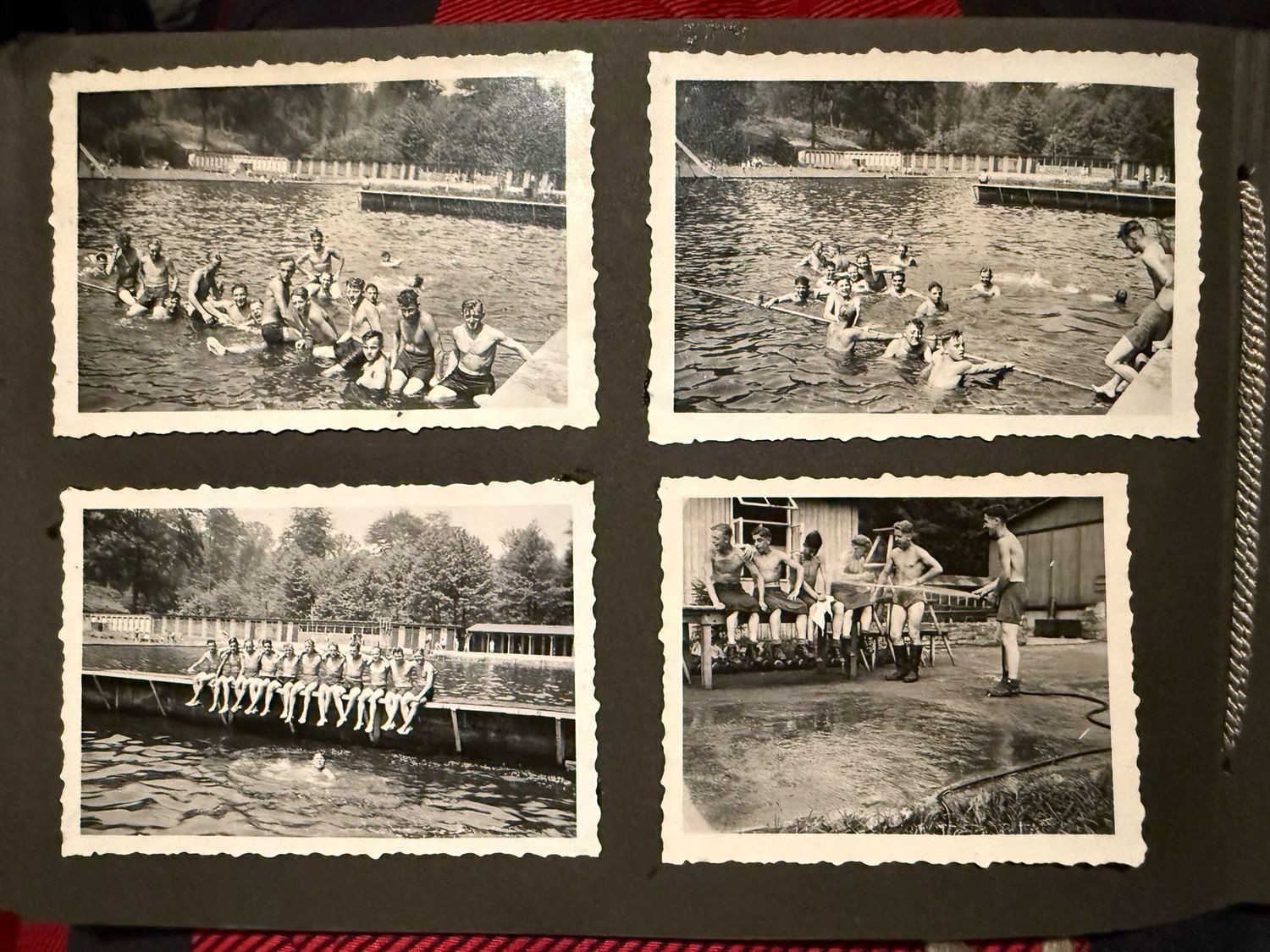 Z Complete German RAD Photo Album With 77 Photos Reich Labor Service + German Army WW2 ReichsArbeitsDienst *