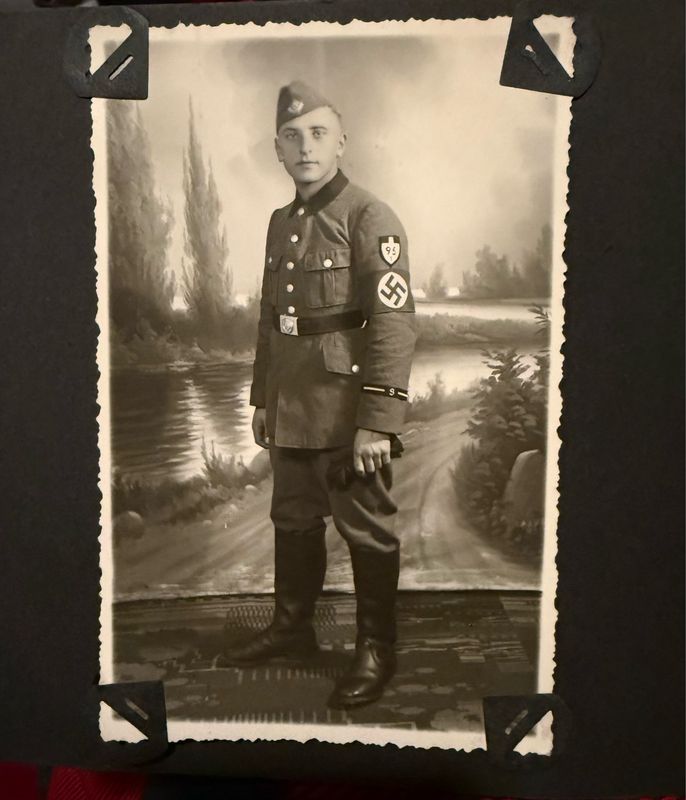 Z Complete German RAD Photo Album With 77 Photos Reich Labor Service + German Army WW2 ReichsArbeitsDienst *
