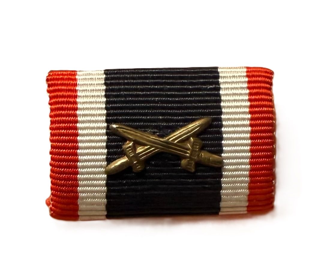 Z FACEBOOK AUCTION, German WW2 War Merit Cross 2nd Class with Swords Ribbon Bar, STARTING BID $5 *