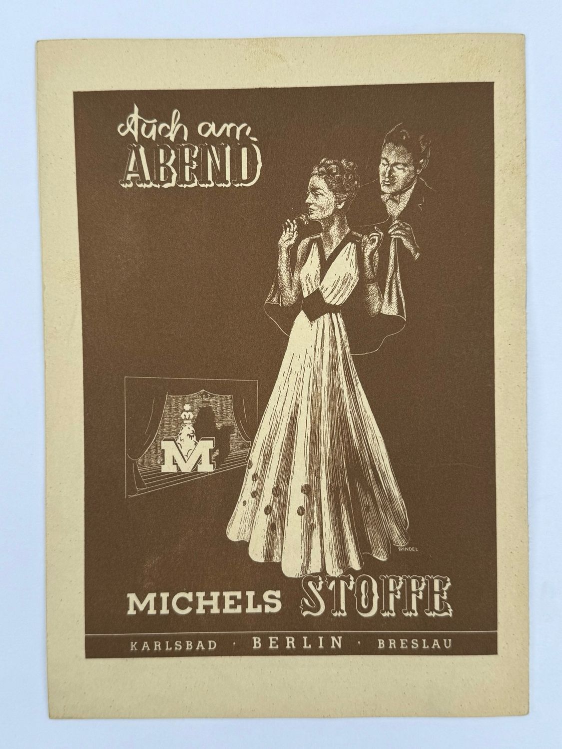 Z German WW2 1939 Berlin State Theater Program, Great Advertisement For Hermann Goring Feldmarschall Cigars *