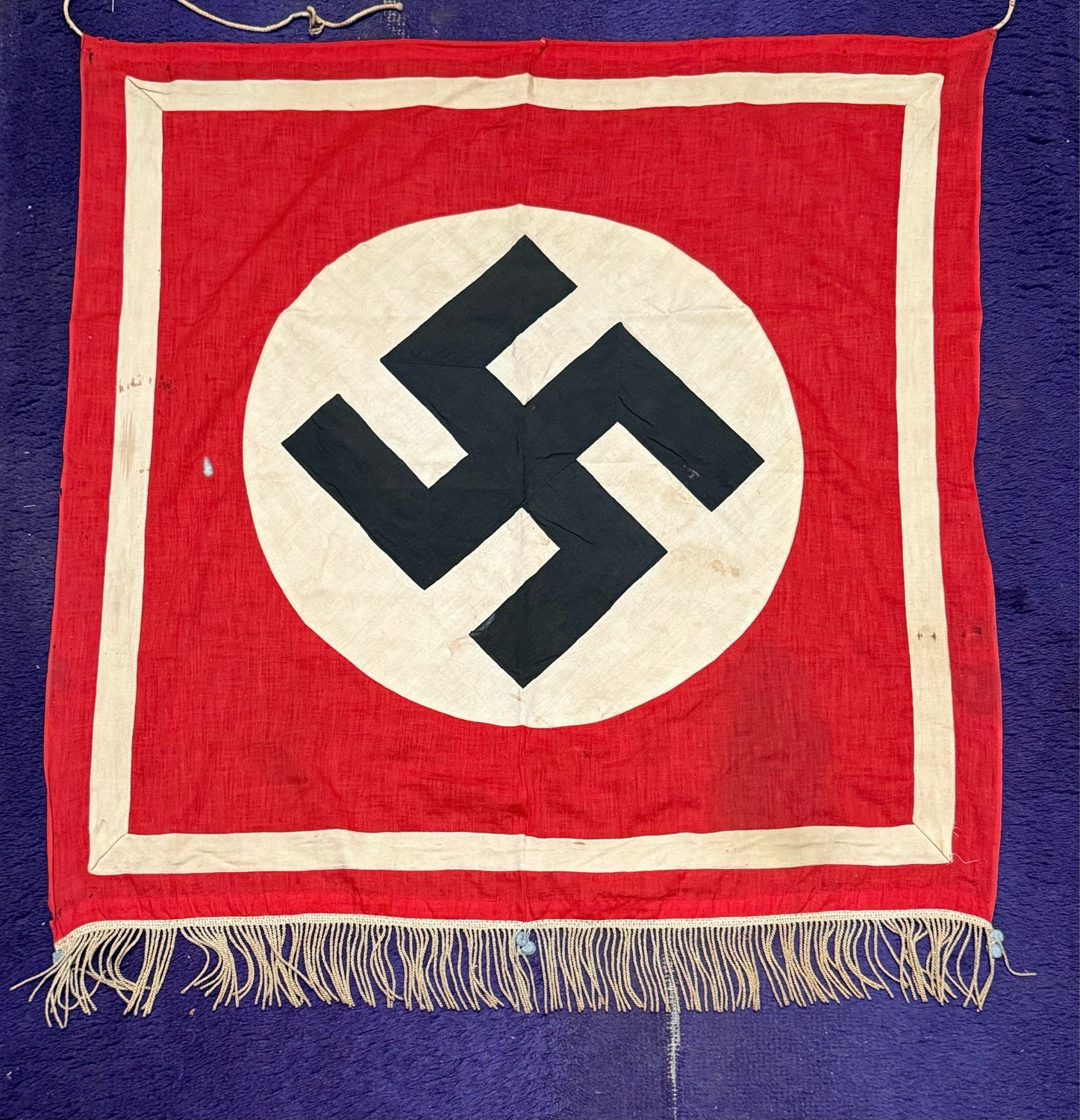 Z German Third Reich NSDAP Political Podium Banner Flag *