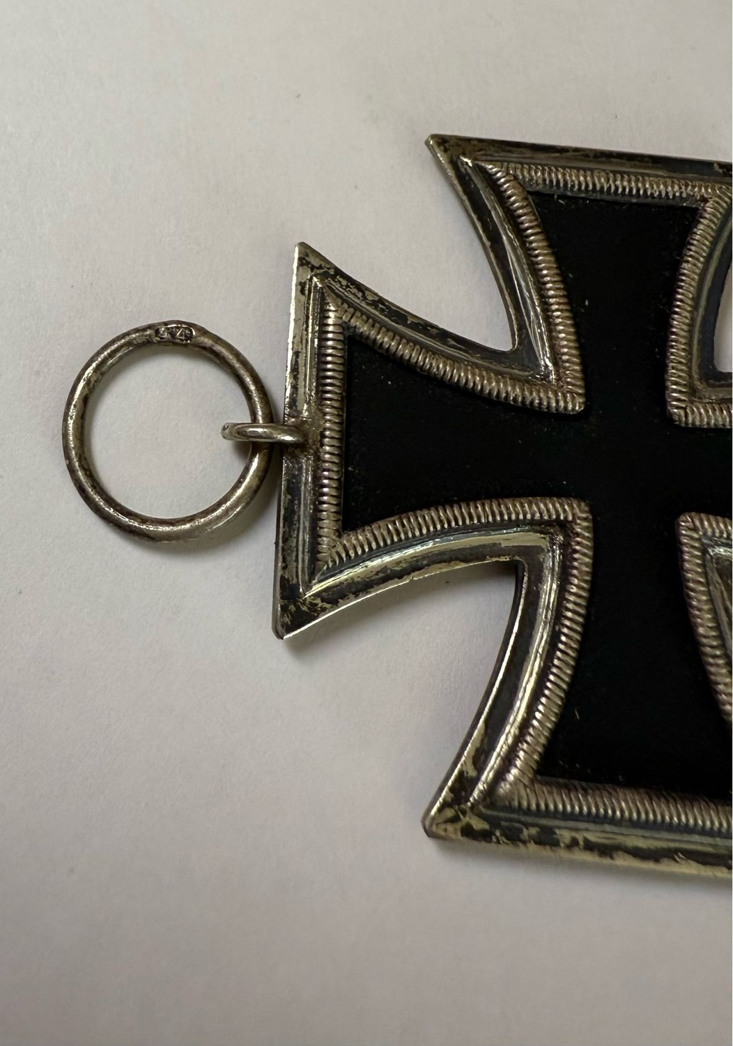 Z FACEBOOK AUCTION - German WW2 Iron Cross 2nd Class + Issue Envelope + Ribbon, Marked 44 Jakob Bengal, STARTING BID $75 *