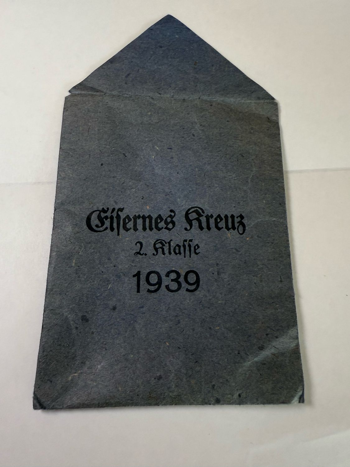 Z FACEBOOK AUCTION - German WW2 Iron Cross 2nd Class + Issue Envelope + Ribbon, Marked 44 Jakob Bengal, STARTING BID $75 *