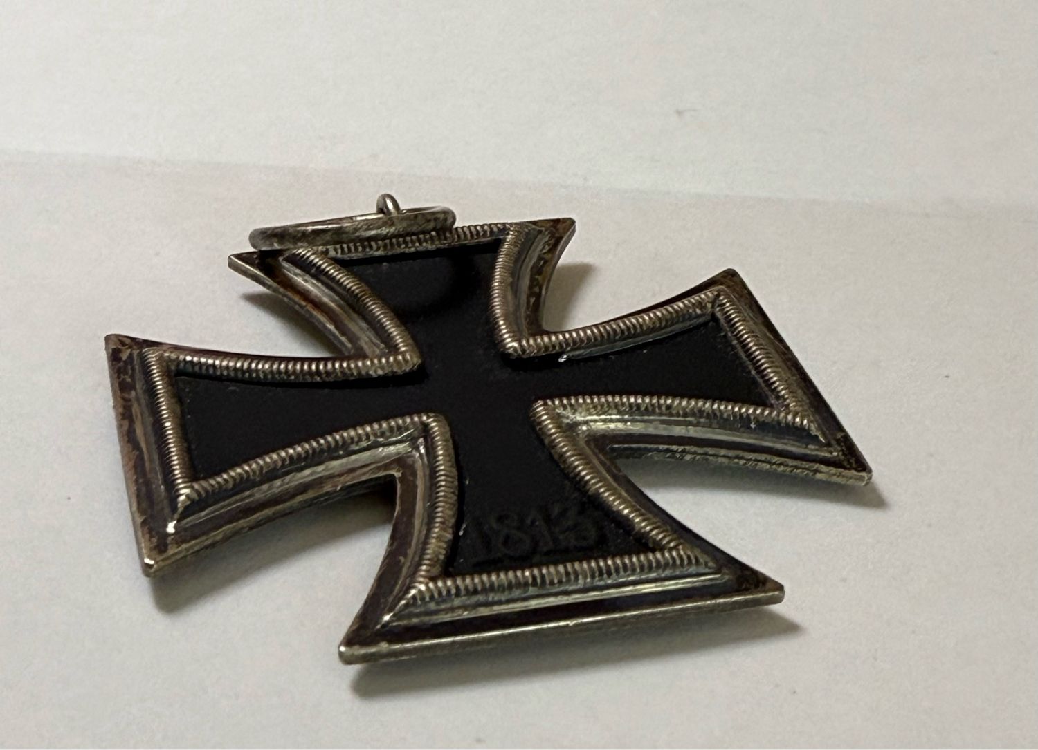 Z FACEBOOK AUCTION - German WW2 Iron Cross 2nd Class + Issue Envelope + Ribbon, Marked 44 Jakob Bengal, STARTING BID $75 *