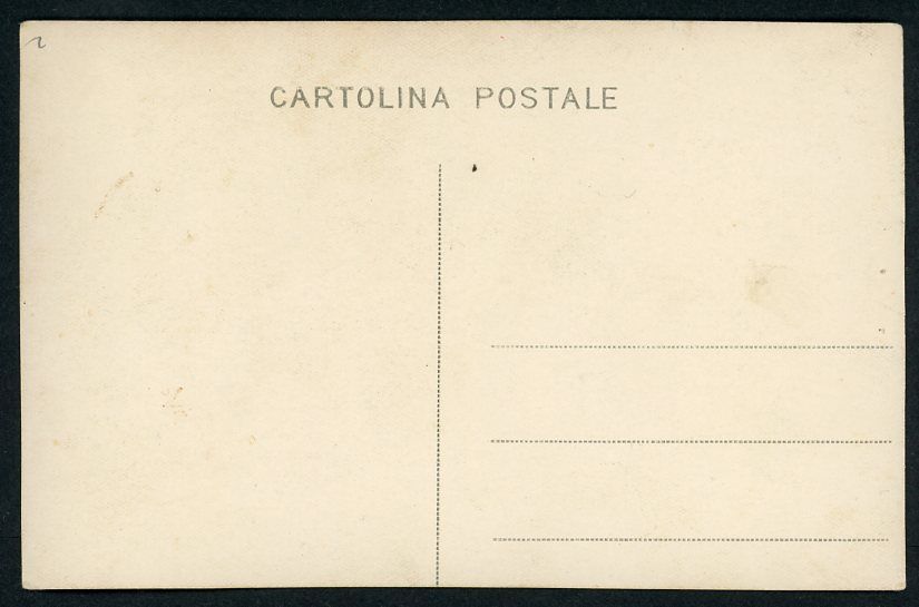 Italian Soldier Photo Driving a WW1 Era Truck, 7th Royal Motor Transport WW2 or Pre WW2 *