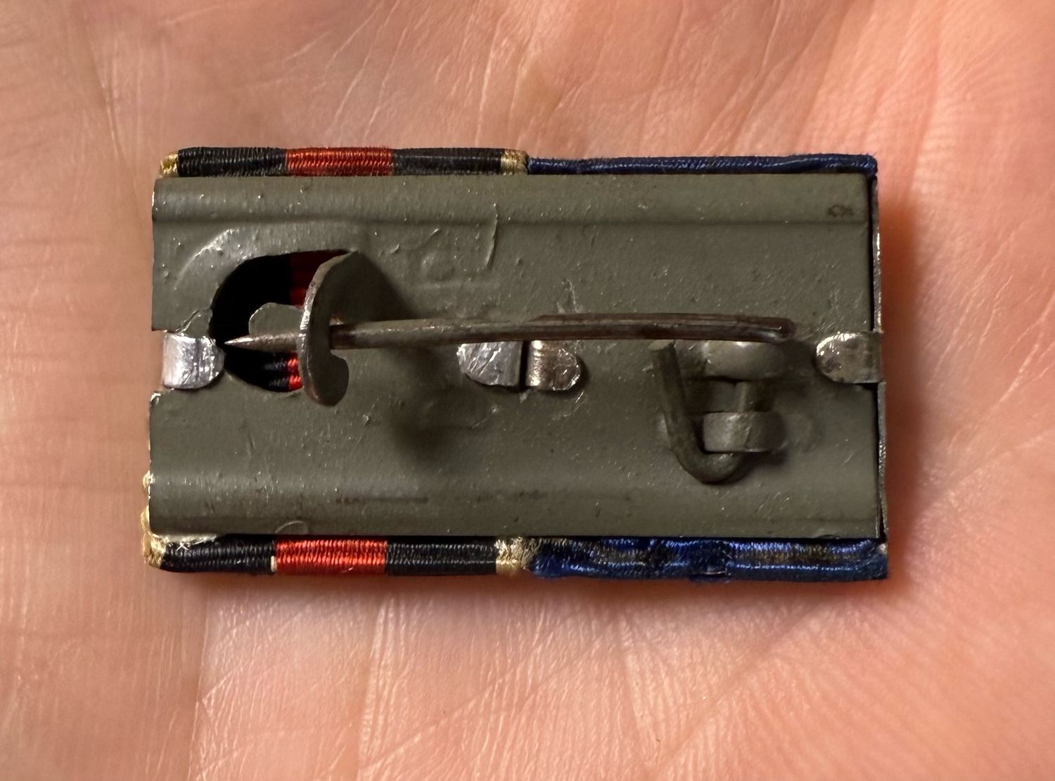 Z German WW2 Two Place Ribbon Bar - Luftwaffe Long Service &amp; Czech Occupation Medal*