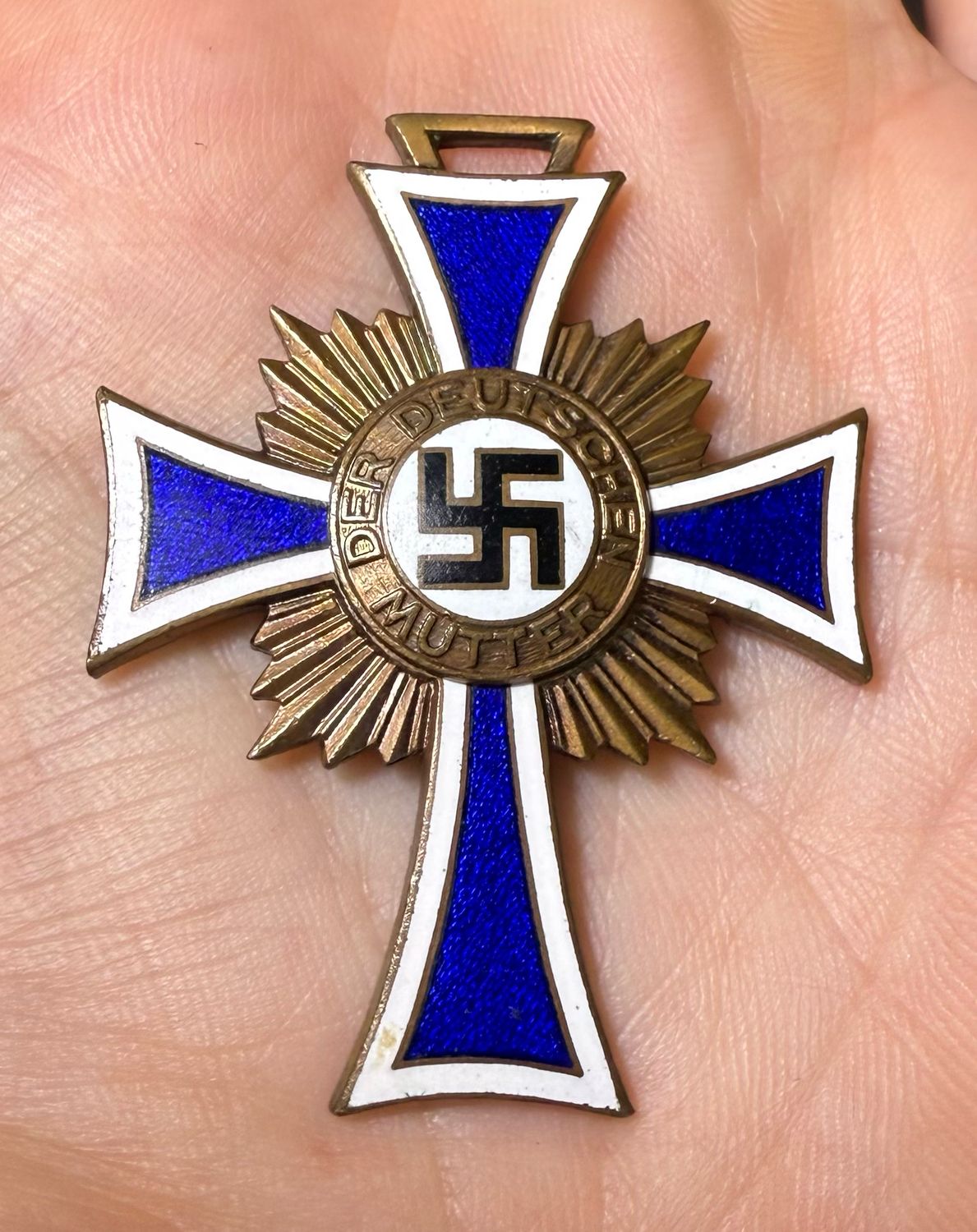 Z MOTHER&#39;S CROSS IN BRONZE SOLD ON FACEBOOK AUCTION GROUP