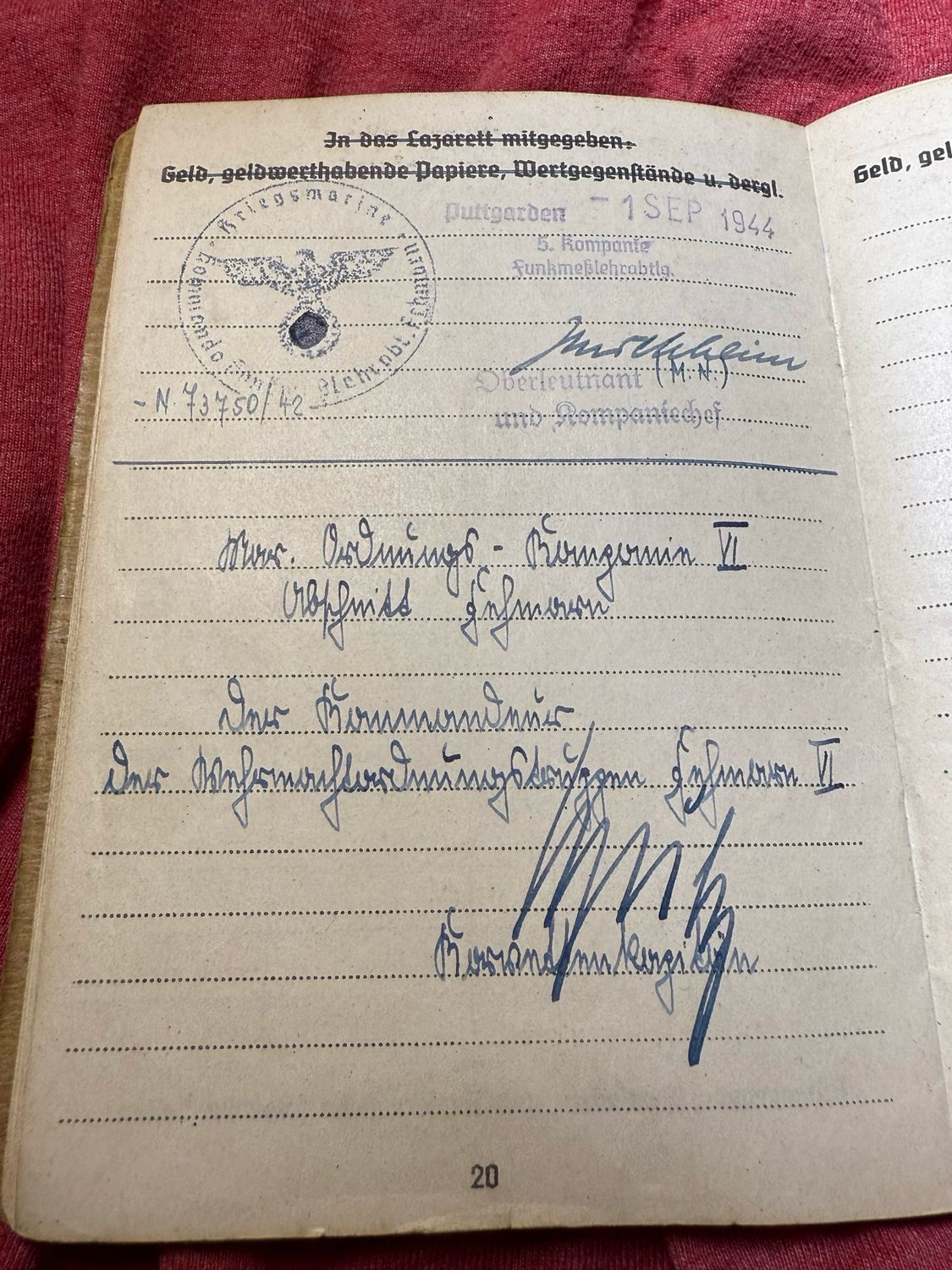 Z KRIEGSMARINE SOLDBUCH - FACEBOOK AUCTION