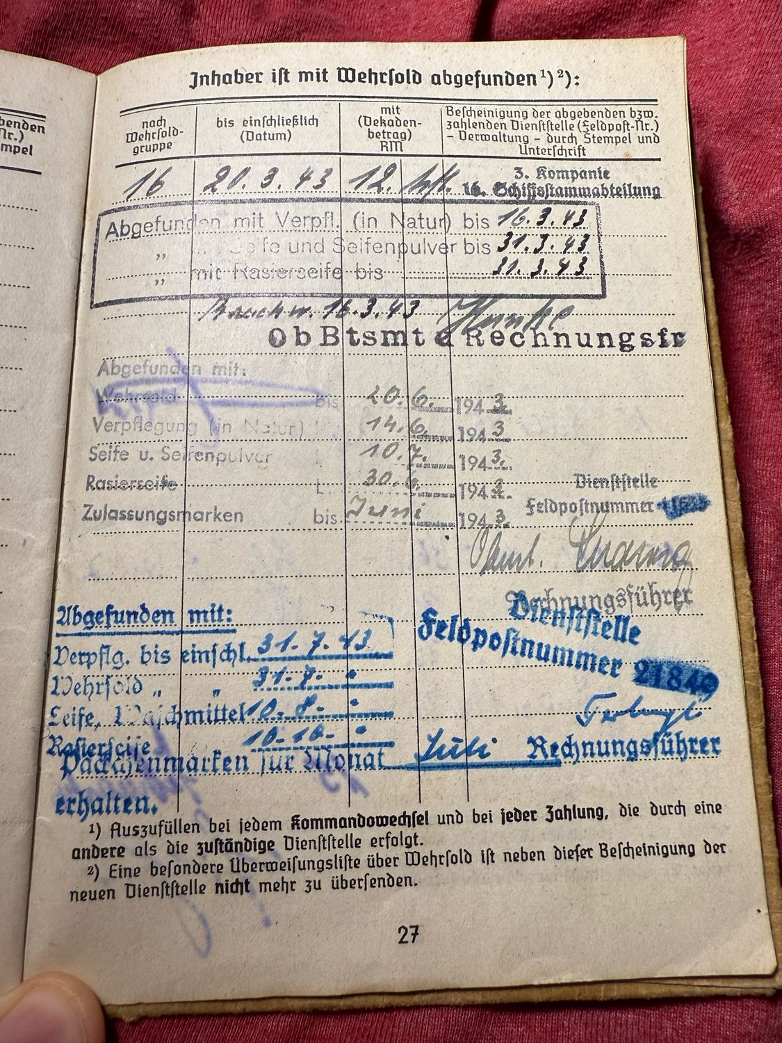 Z KRIEGSMARINE SOLDBUCH - FACEBOOK AUCTION