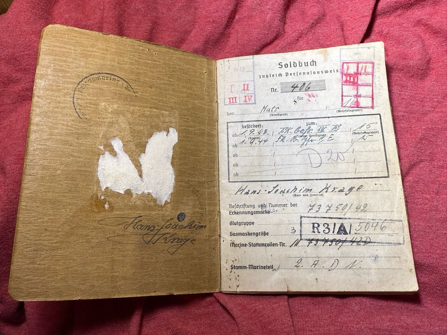 Z KRIEGSMARINE SOLDBUCH - FACEBOOK AUCTION