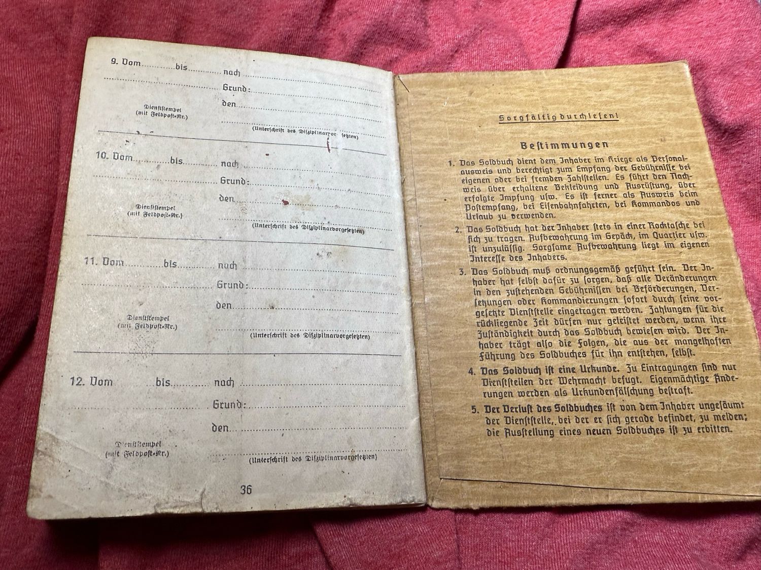 Z KRIEGSMARINE SOLDBUCH - FACEBOOK AUCTION