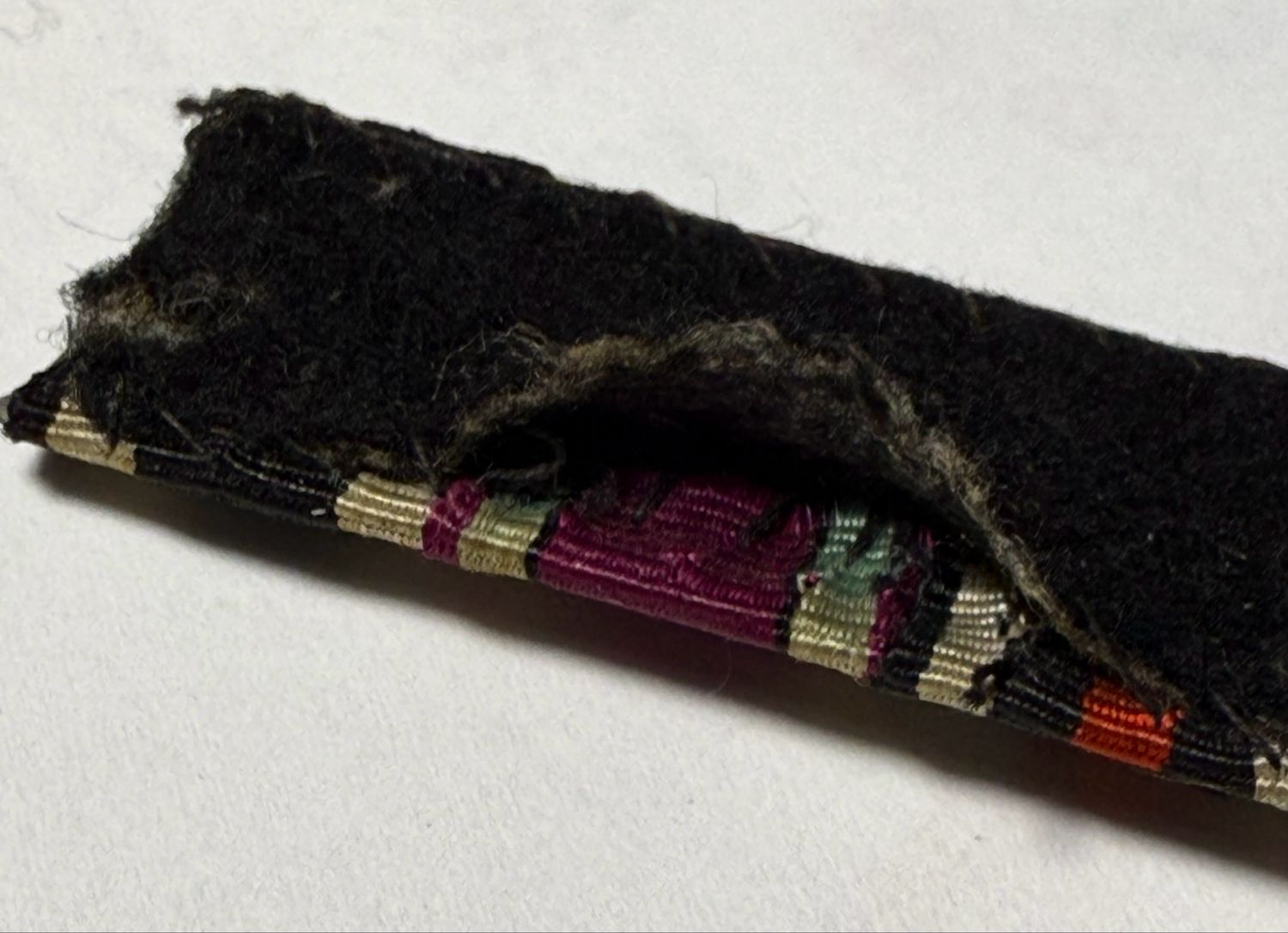 Z German WW1 - 4 Place Ribbon Bar Iron Cross Duchy of Saxon, Hindenburg WW2 KVK2*