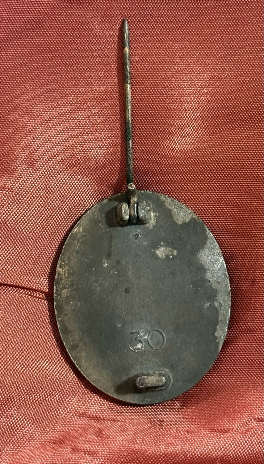 Z FACEBOOK AUCTION - GERMAN WW2 SILVER WOUND BADGE *