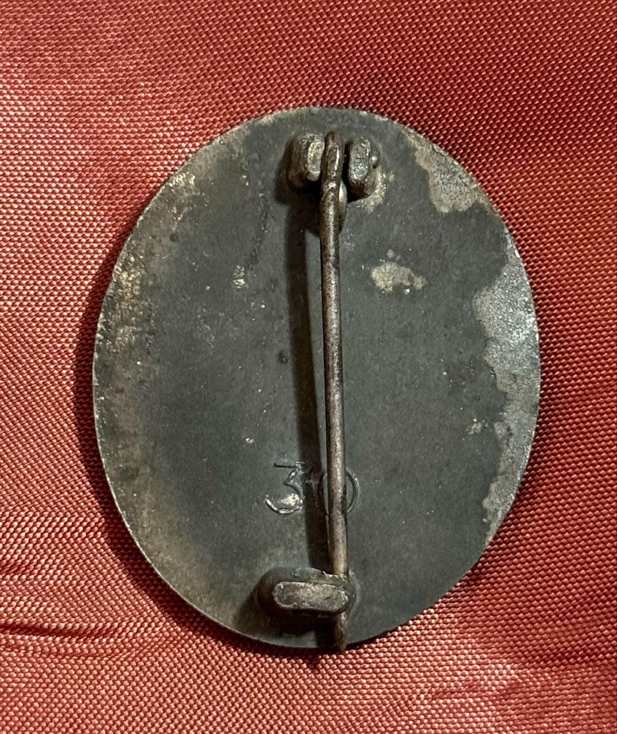 Z FACEBOOK AUCTION - GERMAN WW2 SILVER WOUND BADGE *