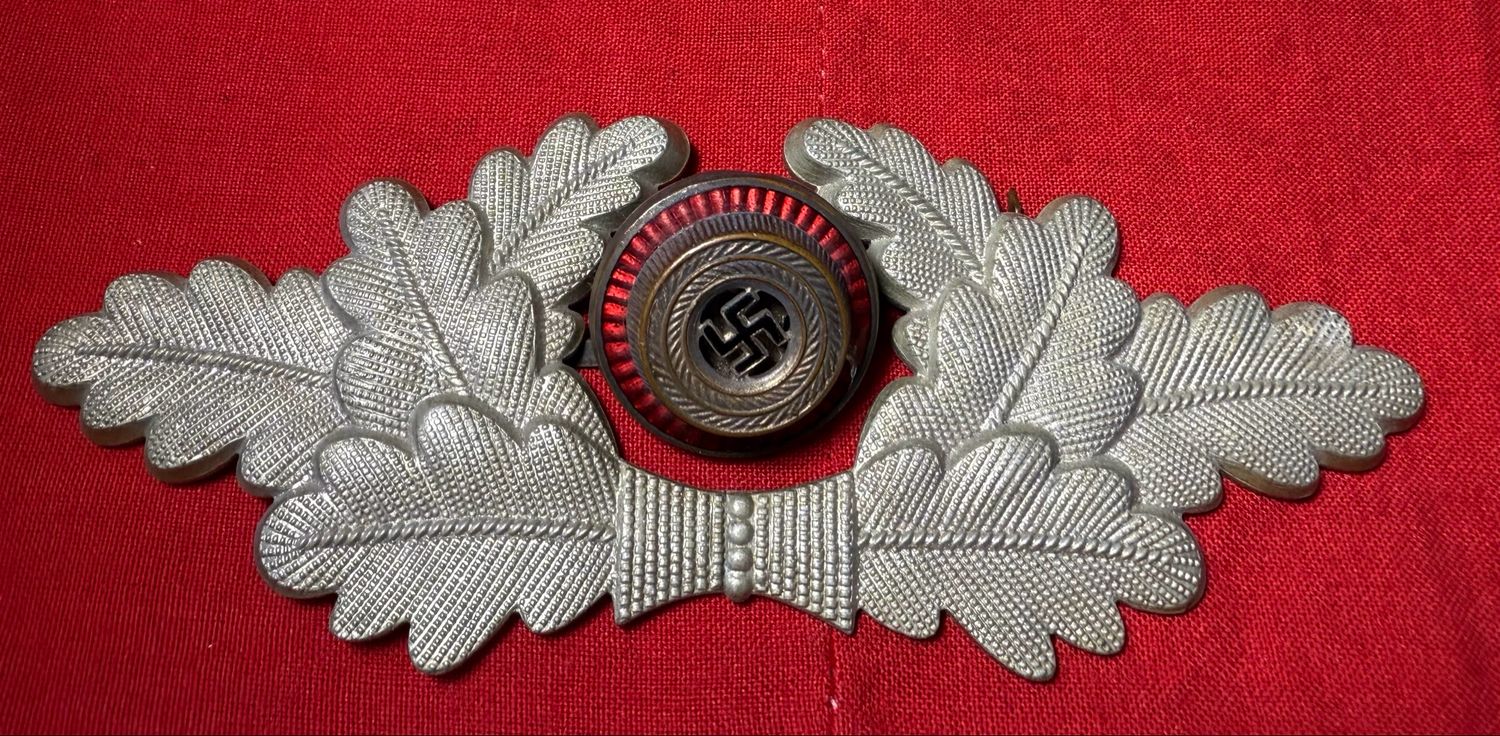 NSDAP VISOR CAP WREATH AND COCKADE *