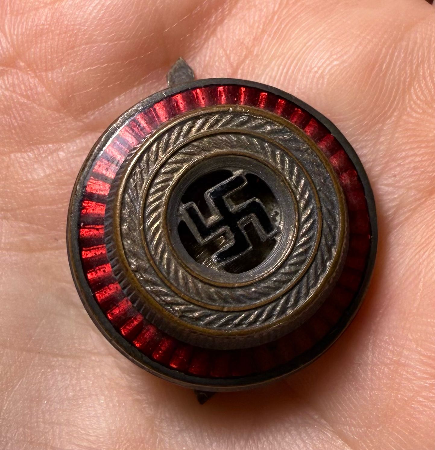 NSDAP VISOR CAP WREATH AND COCKADE *