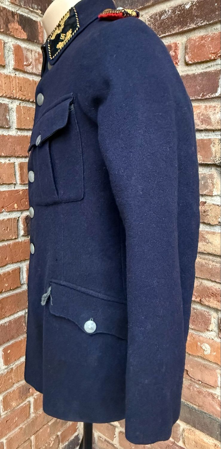 Z FACEBOOK AUCTION - GERMAN WW2 DEUTSCHE REICHSBAHN TUNIC UNIFORM *
