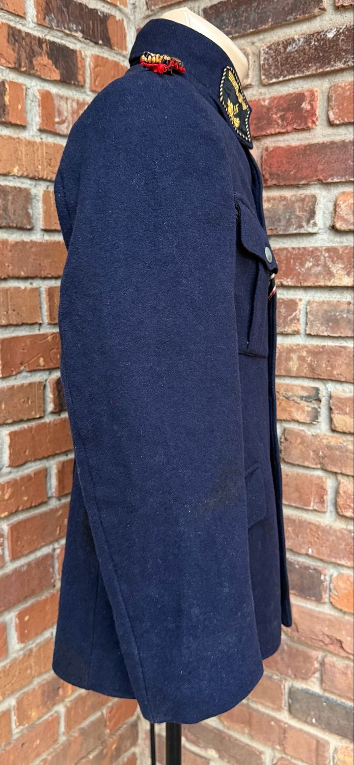 Z FACEBOOK AUCTION - GERMAN WW2 DEUTSCHE REICHSBAHN TUNIC UNIFORM *